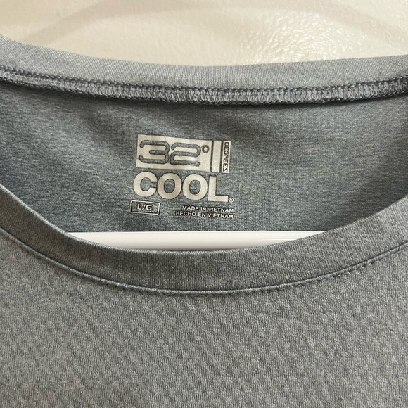 32 Degrees Gray Short Sleeve Tee with Mickey Mouse Design - Picture 2 of 5